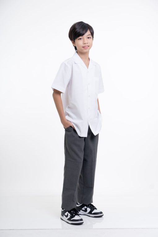 Classic Collar Short Sleeve Shirt - Image 5