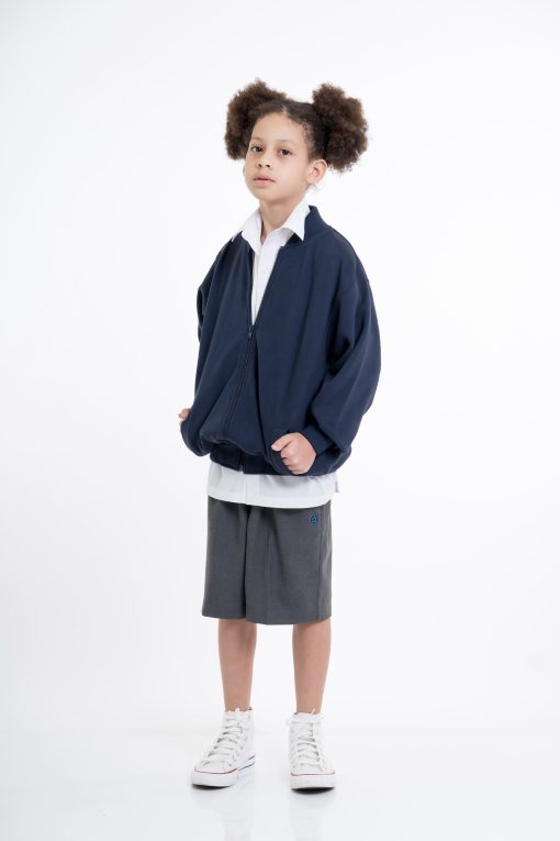 Bomber Jacket with Zip - Image 2