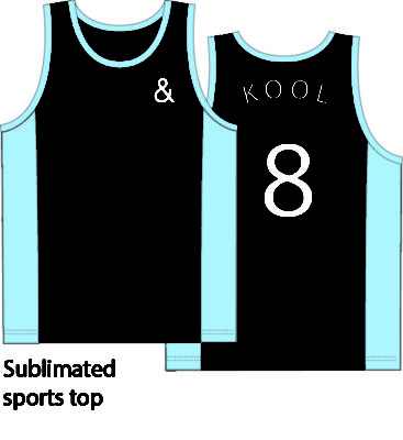 KNTC Kids School Uniforms Sublimated Sports Top