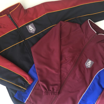 Custom made embroidered printed Jacket kool and the crew promotional merchandise